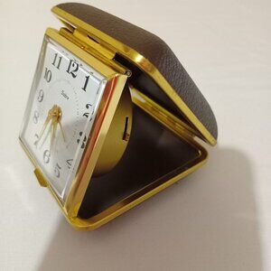 Vintage Sabre Alarm Foldable Travel Clock